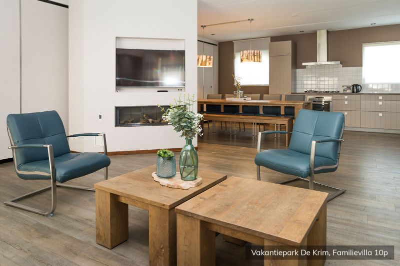 Comfortabele woonkamer in Familievilla 10 persoons, De Cocksdorp, Texel.