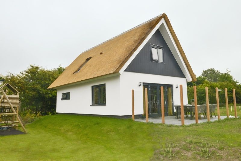 Charmantes Ferienhaus De Postschipper in De Cocksdorp mit moderner Architektur auf Texel.