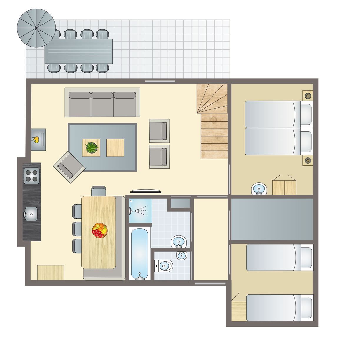 Unterkunft 0101191 - Bungalow Texel - Sluftervallei | 8-persoons bungalow | 8C