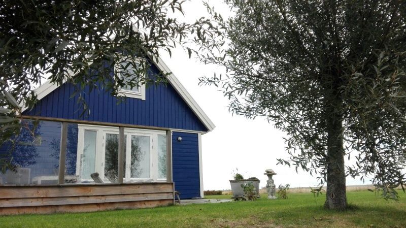 Vuurtorenweg 58 C Ferienhaus De Cocksdorp Texel mit gruenem Garten und schattigen Plaetzen.