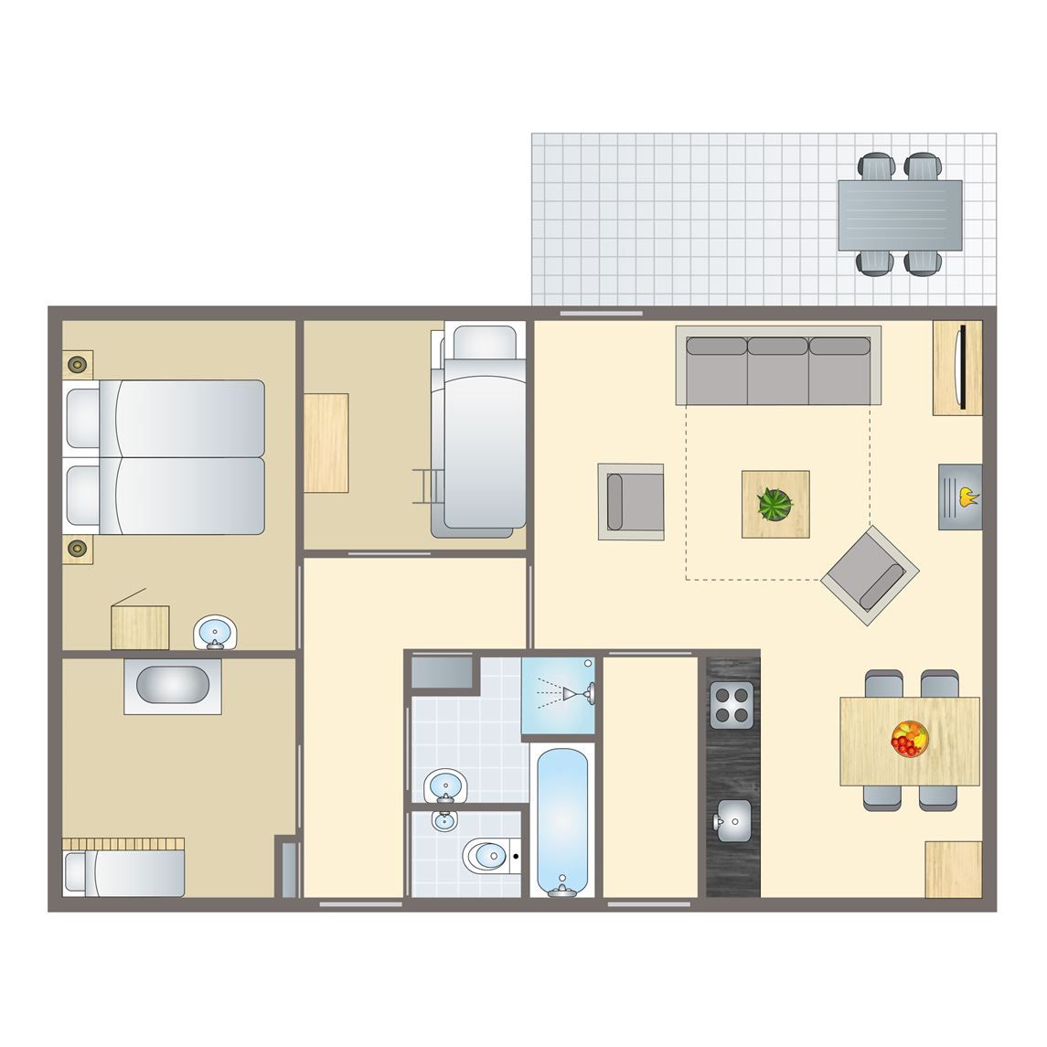 Unterkunft 0101251 - Bungalow Texel - Sluftervallei | 4-persoons kinderbungalow | 4CK