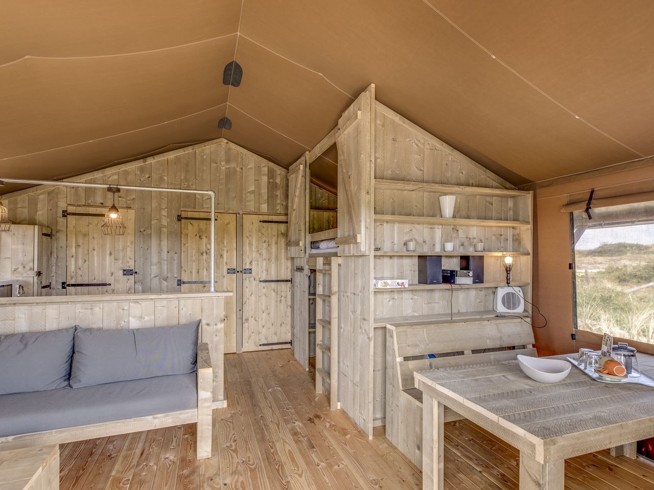 Unterkunft 0101255 - Ferienhaus Texel - Sluftervallei | 6-persoons safaritent | 6ST