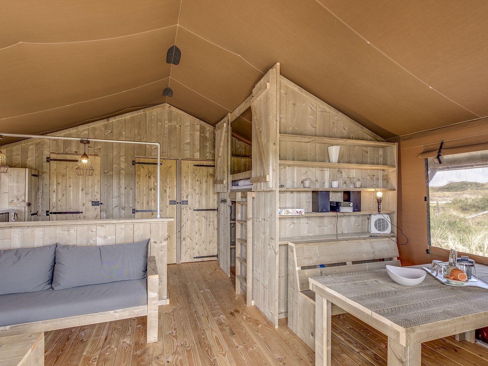 Unterkunft 0101255 - Ferienhaus Texel - Sluftervallei | 6-persoons safaritent | 6ST