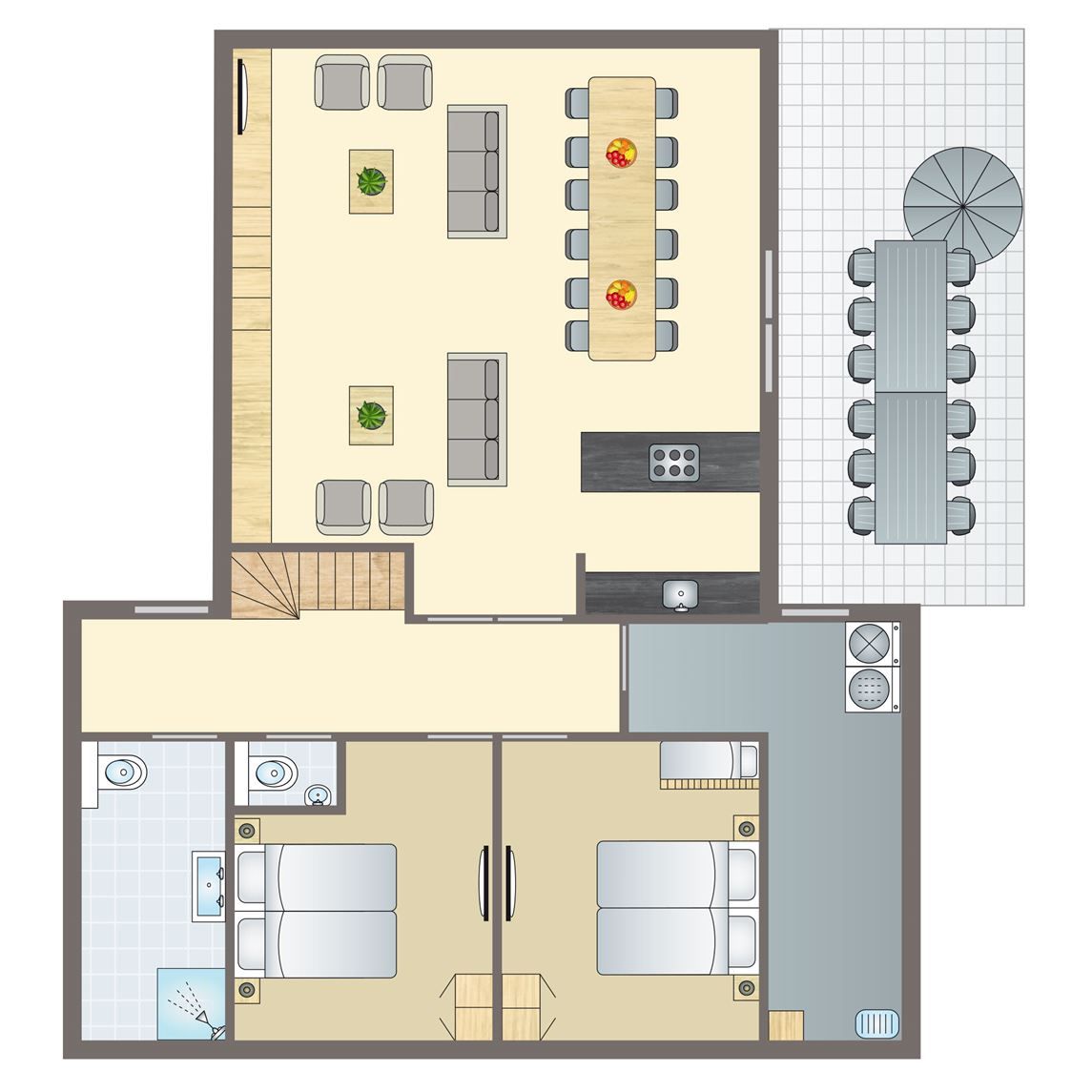 Unterkunft 0101265 - Bungalow Texel - Sluftervallei | 12-persoons bungalow - Breed toegankelijk | 