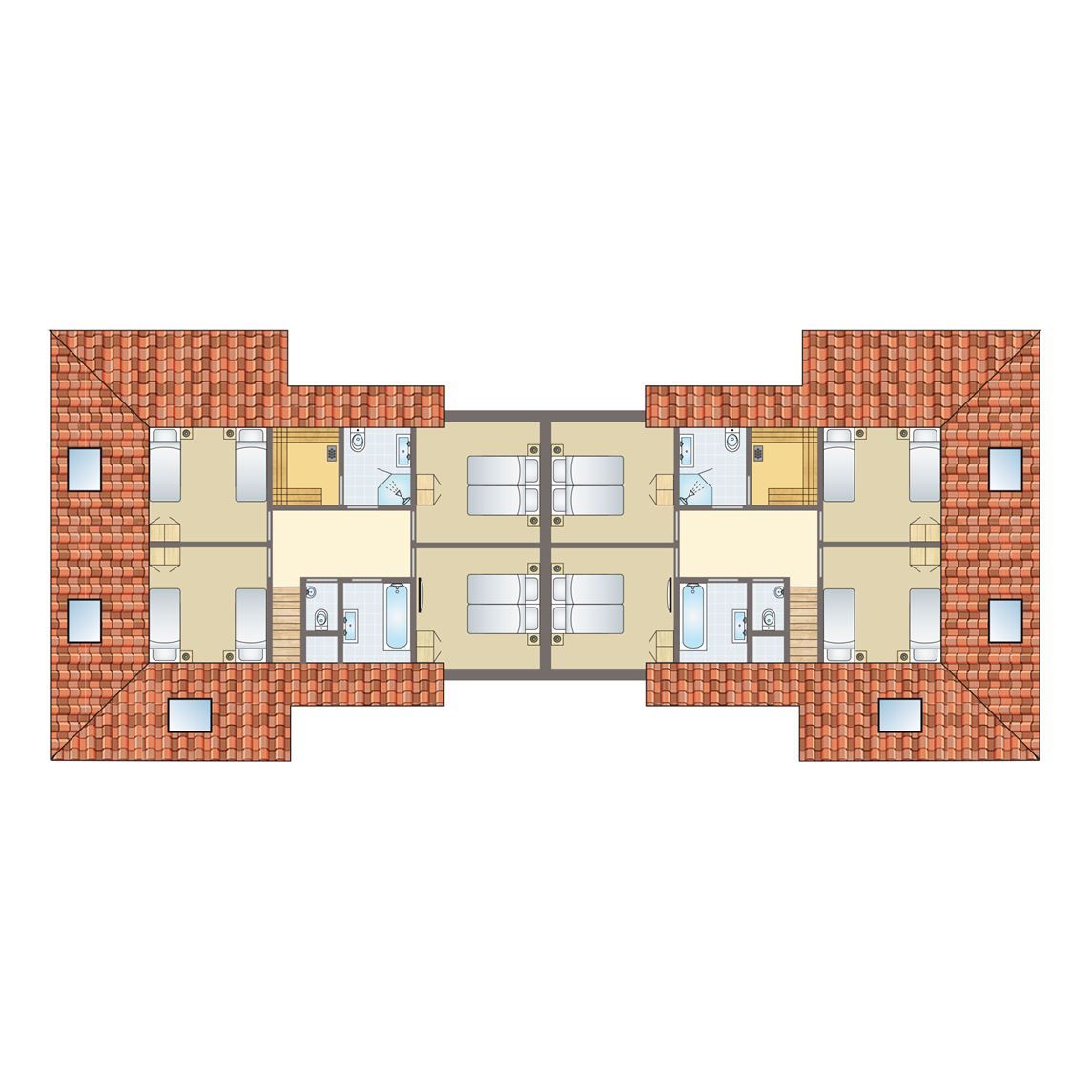 Verblijf 0101273 - Bungalow Texel - Sluftervallei | 24-persoons bungalow - Breed toegankelijk | 