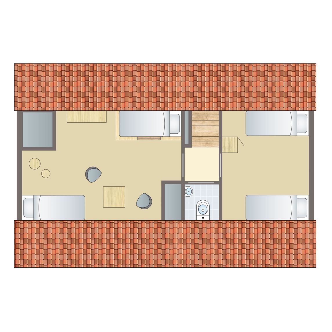 Unterkunft 0101372 - Bungalow Texel - Sluftervallei | 6-persoons kinderbungalow | 6CK