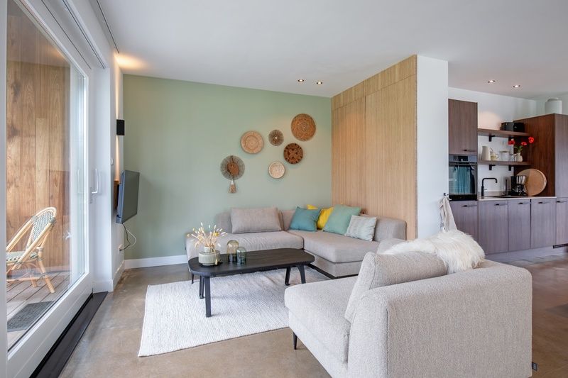 Stilvolles Interieur des Ferienhauses Brakzand in De Cocksdorp Texel, mit moderner Einrichtung.