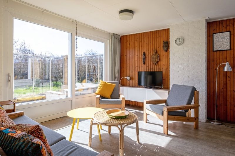 Gemuetliche Sitzecke im Ferienhaus Slufteroord 292, Bungalowpark Slufteroord, De Cocksdorp, Texel.