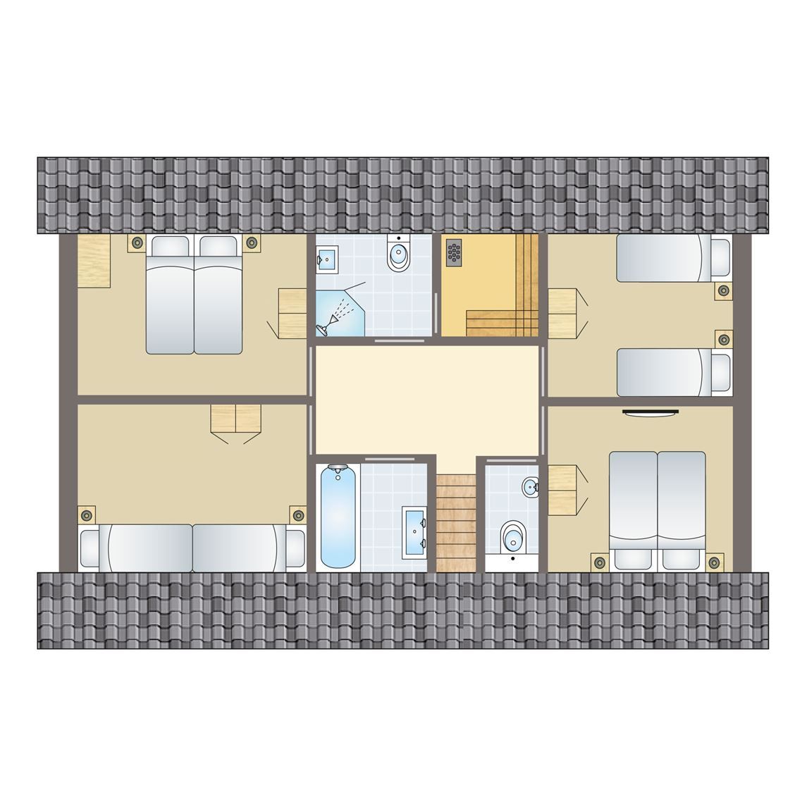 Unterkunft 010188 - Bungalow Texel - Sluftervallei | 10-persoons bungalow - Extra toegankelijk | 