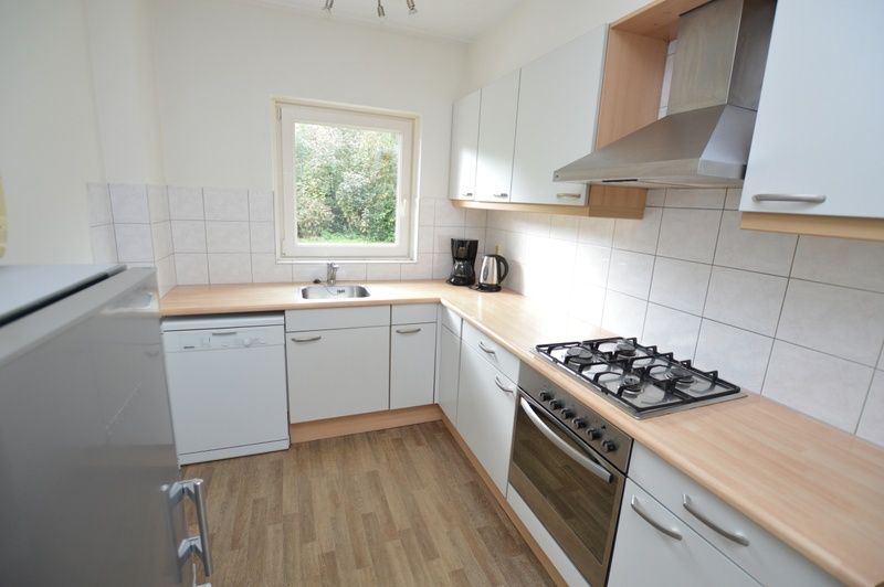 Modern kitchen in vacation home Orchismient 27, De Koog, Texel, fully equipped.