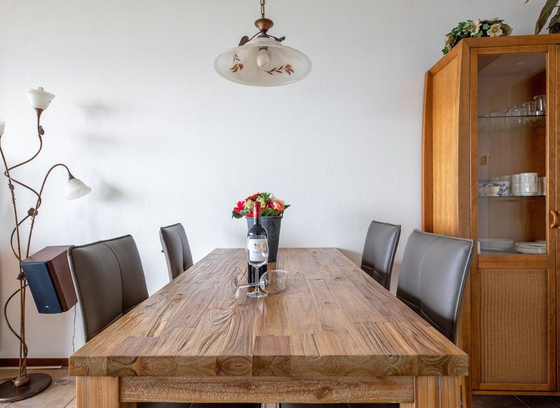Stylish dining room in Resort De Buteriggel Apartment 1, located in De Koog, Texel, Wadden Islands.