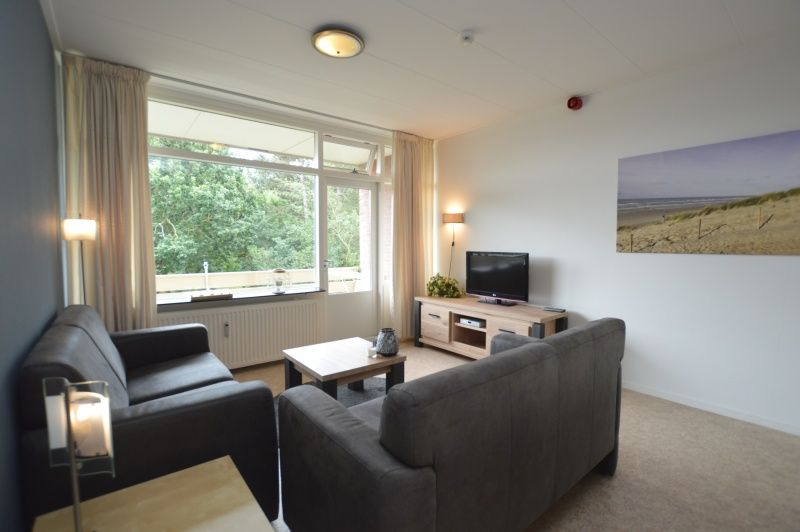 Spacious interior of Apartment Kerckeland 122 on Texel with modern furnishings.
