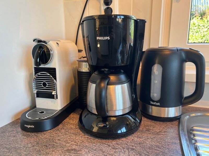 Coffee machines in De Veldleeuwerik vacation home, De Koog, Texel