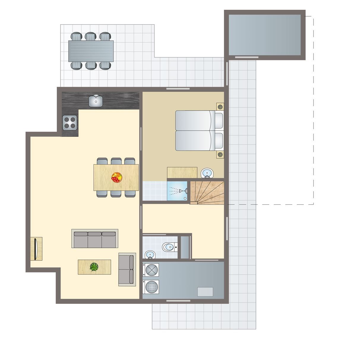 Unterkunft 0102372 - Bungalow Texel - Villapark Vogelmient | 6-persoons villa | 6DL