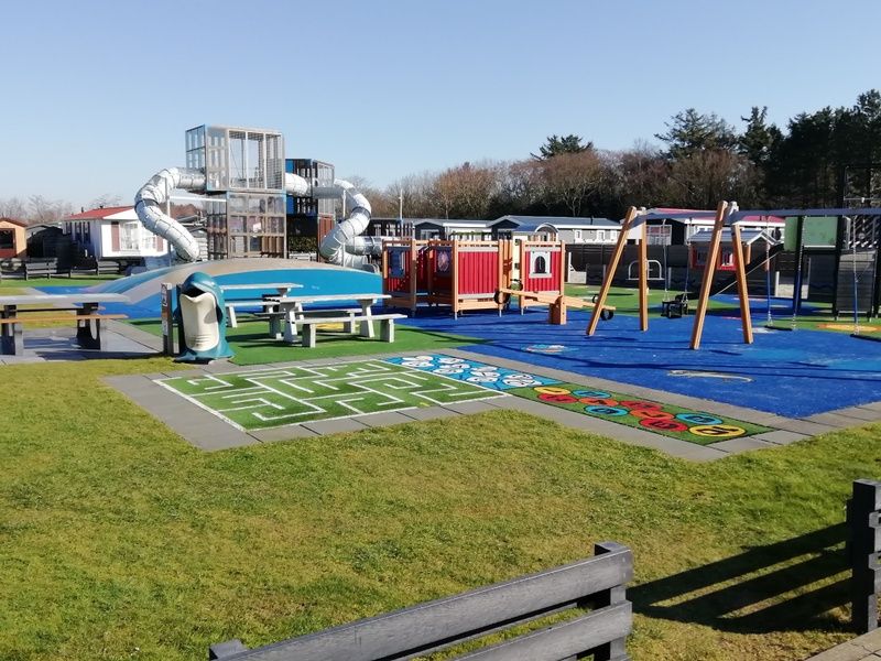 Playground at Chaletpark Bregkoog in De Koog, Texel. Ideal place for children to play and have fun.