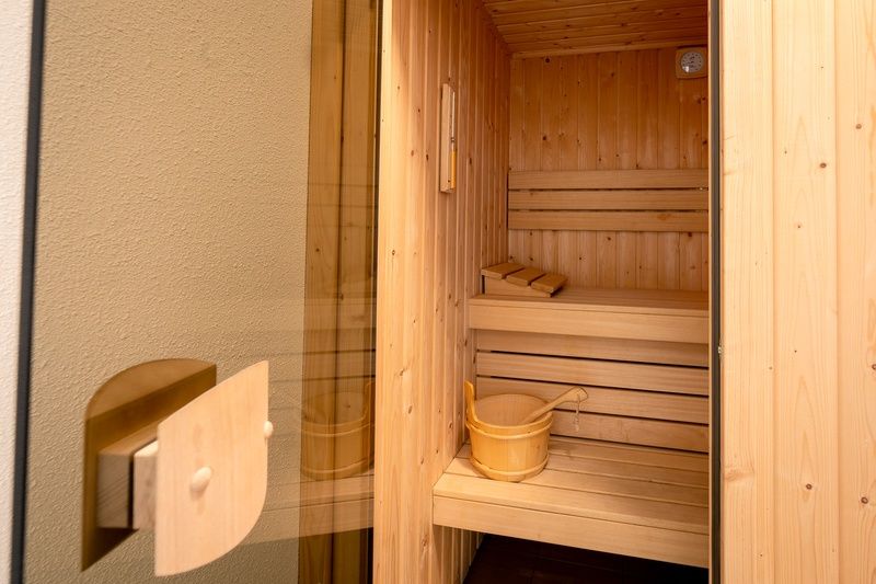 Private sauna in Apartment Juliana 136 Island and Sea View, for ultimate relaxation in De Koog, Texel.