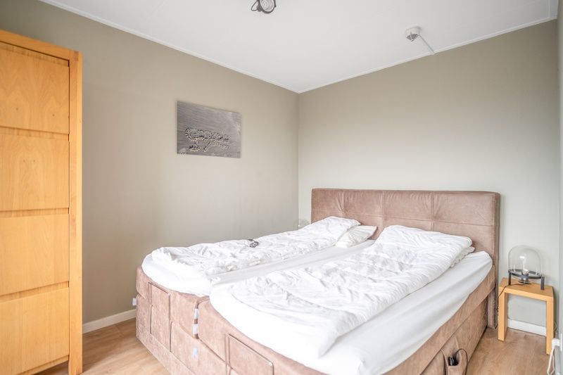 Comfortable double beds in bedroom of Apartment Juliana 178 Eilandzicht, De Koog, Texel.