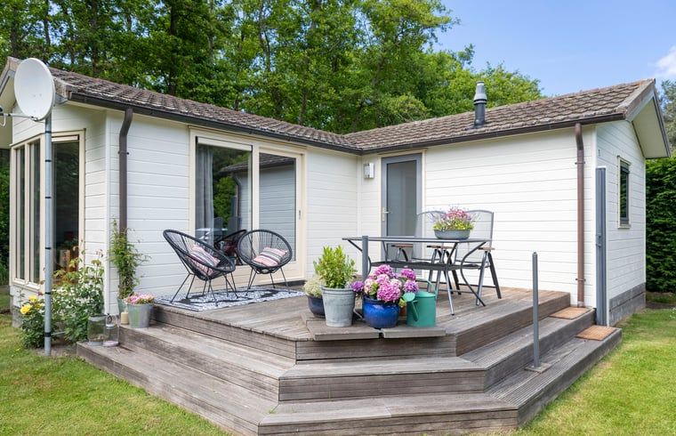 Cozy terrace of Holiday home in De Koog, ideal for outdoor meals, Texel, Wadden Islands.
