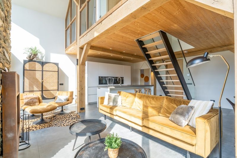 Geraeumige Kueche und Wohnzimmer in Villa 181 mit Whirlpool, De Koog Texel.