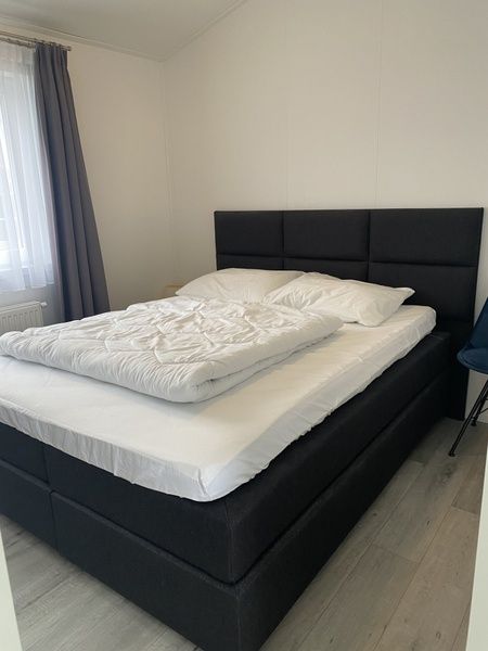 Modern TV corner in Chalet Bregkoog 94, De Koog, Texel on Chaletpark Bregkoog.