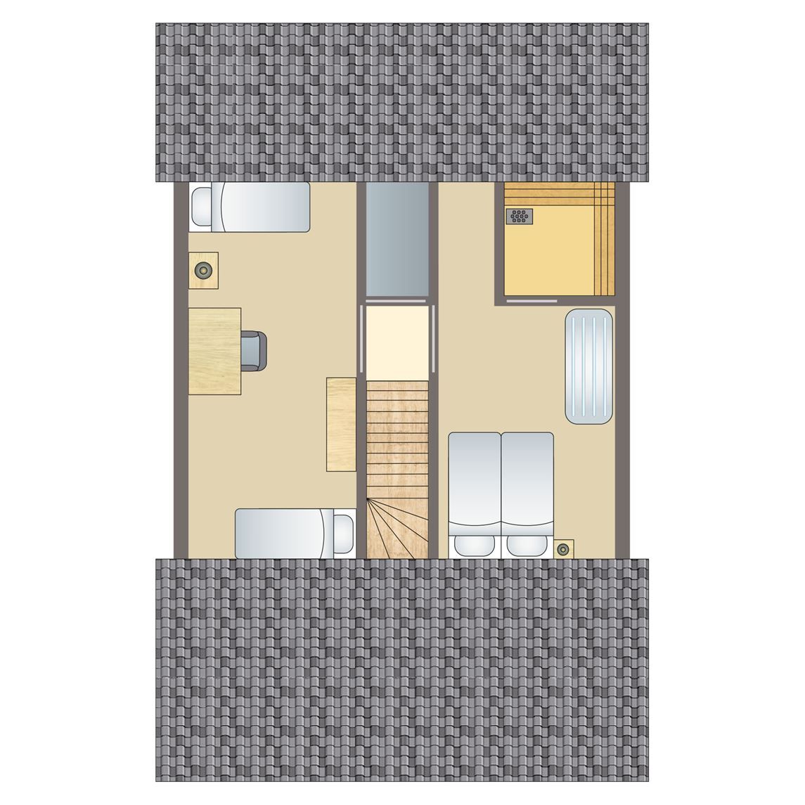 Unterkunft 0102497 - Bungalow Texel - Beach Park Texel | 6-persoons villa | 6DL