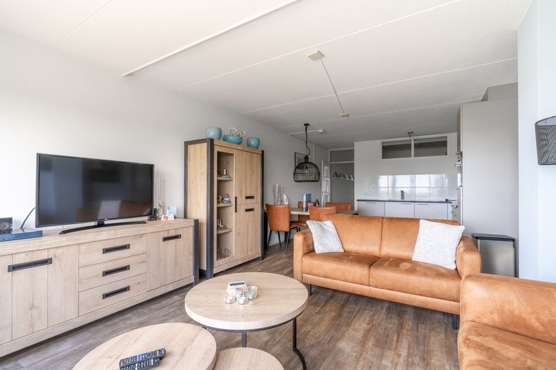 Stilvolle Einrichtung des Appartements Juliana 096 Insel- und Meerblick, De Koog, Texel mit komfortablen Moebeln.