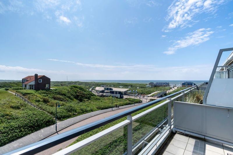 Breathtaking view from the balcony of Apartment Juliana 138, De Koog, Texel.
