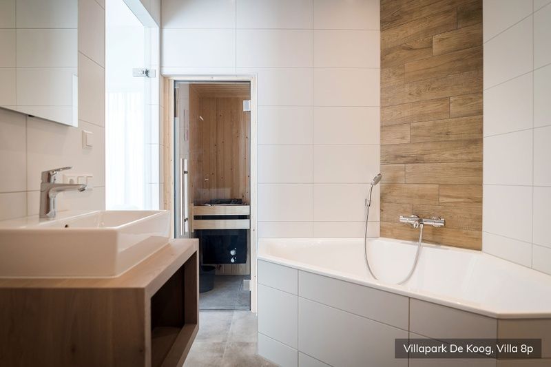 Wellness facilities with sauna in Luxury family villa 8p, De Koog, Texel for relaxation.