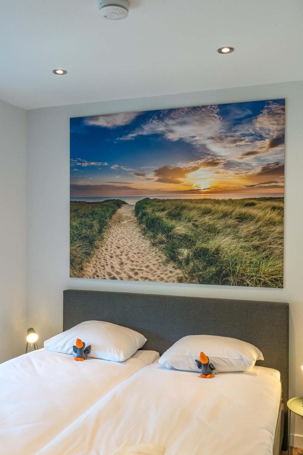 Attraktives Schlafzimmer in 35 - 8A Blauwborst - BLV Kleingartenanlage Nr. 3 Ferienhaus in De Koog, Texel.