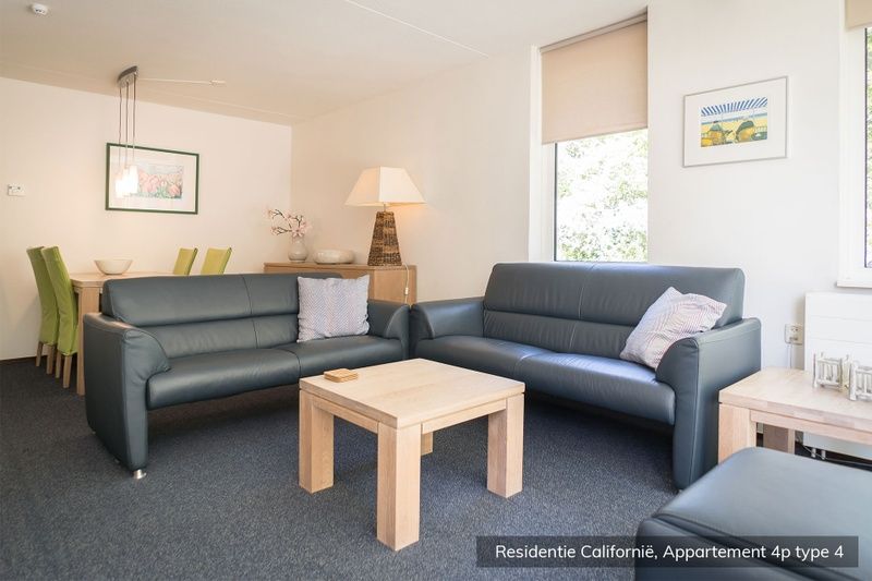 Stylish sitting area in Type 4 vacation home, De Koog, Texel. Ideal for relaxation with family.