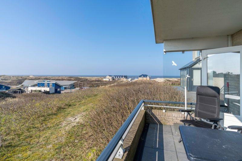Panoramablick auf die Watteninseln vom Apartment Juliana 052 Island and Sea View, De Koog, Texel.