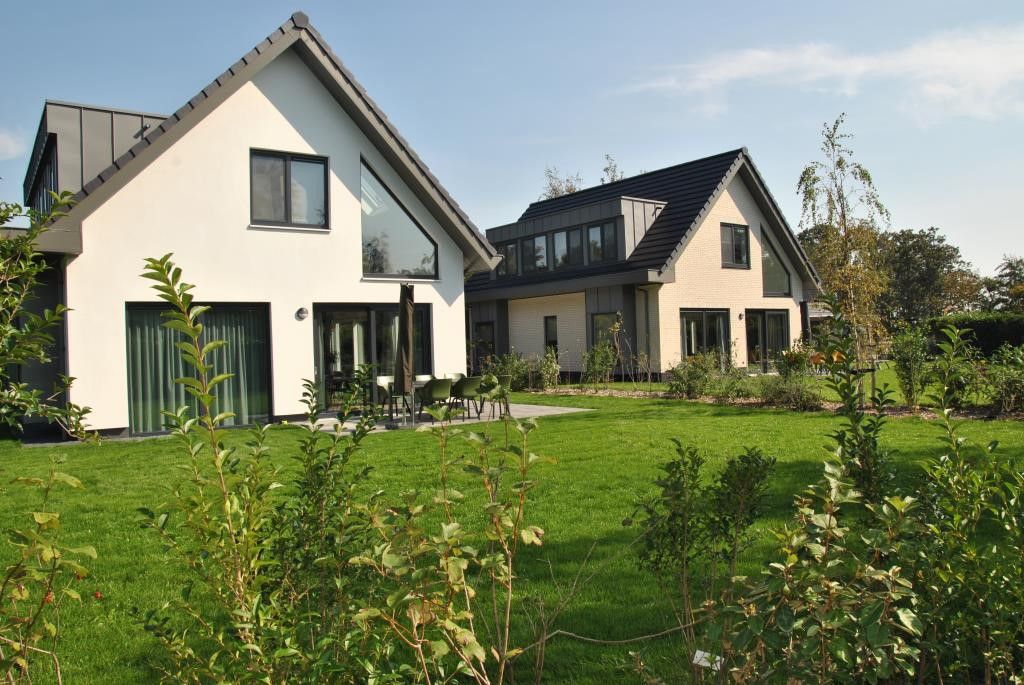 Modernes Ferienhaus 36 - 12 Bonte Specht - BLV-Kleingarten Nr. 4 in De Koog, Texel mit gruenem Garten.