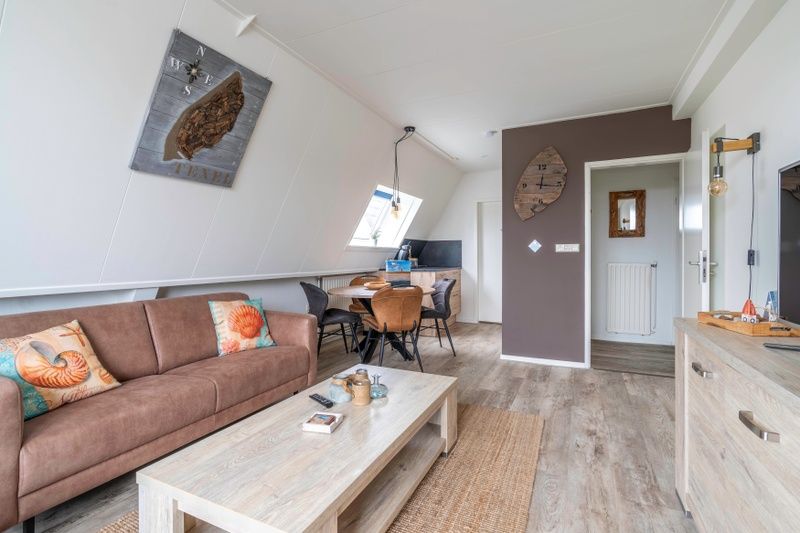 Komfortabler Wohnraum im Appartement Anna 224, De Koog, Texel.