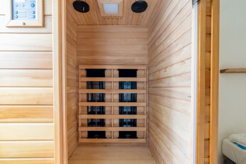 Private Sauna in Appartement Anna 224, Ferienhaus in De Koog, Texel.