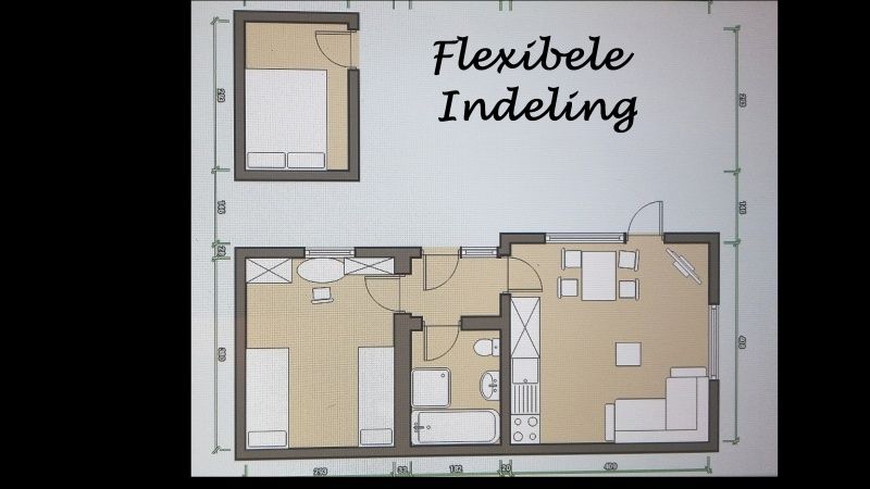 Flexibele indeling van Gastvrij vakantiehuis in Den Burg, Texel, biedt veelzijdige ruimte op de Waddeneilanden.
