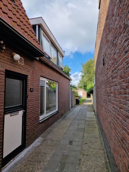 Eingang zum Ferienhaus Kogerstraat, Den Burg, Texel. Zugang zu einem gemuetlichen Aufenthalt auf den schoenen Watteninseln.