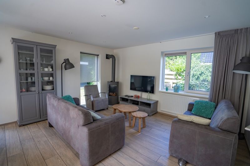 Komfortable Sitzecke im Ferienhaus de Parel 150, De Dennen, Texel.