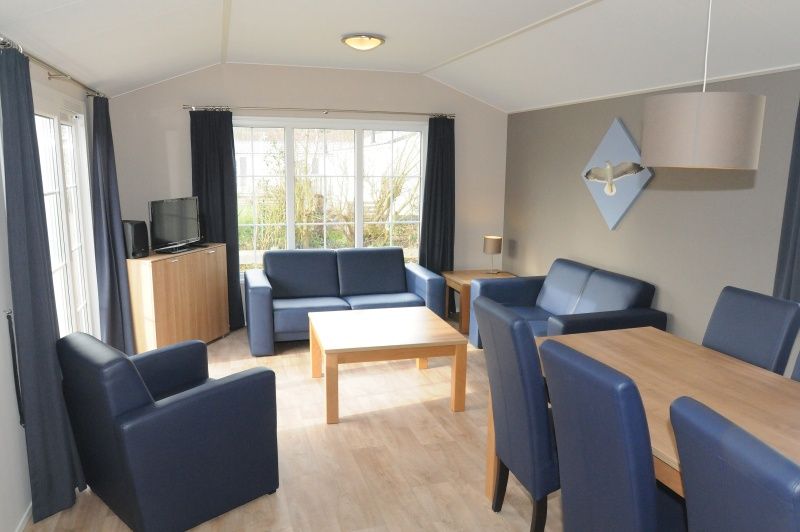 Gemuetliche Sitzecke im Villetta Ferienhaus fuer 6 Personen, De Dennen, Texel.