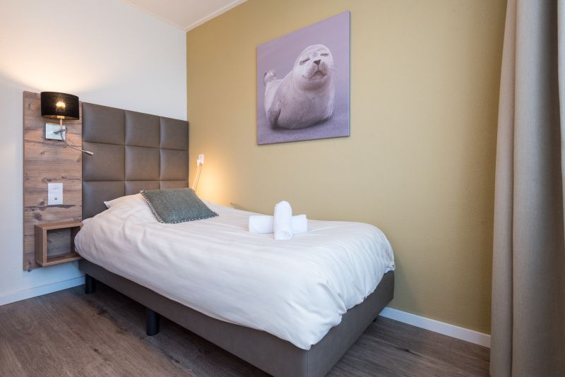 Einzelzimmer im Appartement Bos en Duin 32, De Dennen, Texel mit gemuetlicher Einrichtung.