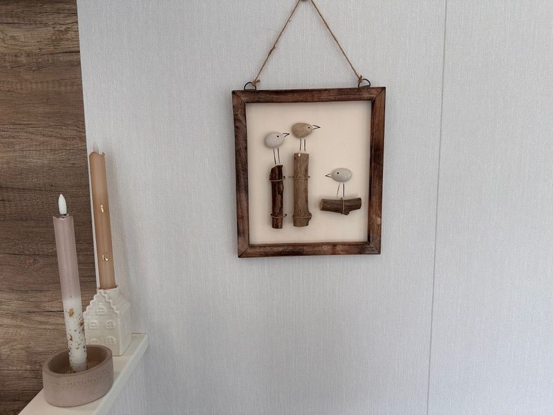 Decorative details in Chalet Wulk, Vakantiepark de Bremakker, Texel, provide a warm atmosphere in De Dennen.