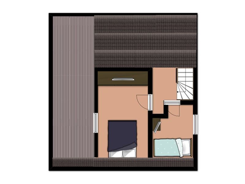 Karte von Ferienhaus Gortersmient 222 in Bungalowpark Gortersmient, De Dennen, Texel.