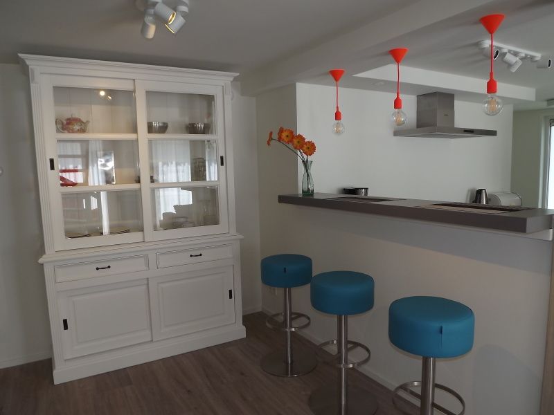 Cozy bar with stools in Holiday home Gortersmient 350, De Dennen, Texel.