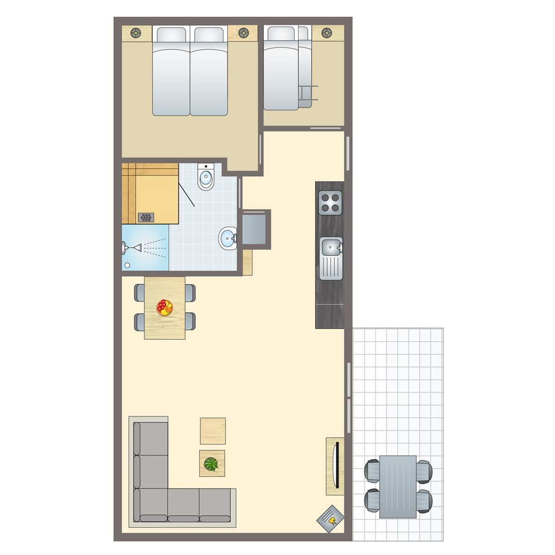 Unterkunft 030930 - Bungalow Terschelling - Schuttersbos | 2-4-persoons cottage | 2-4B