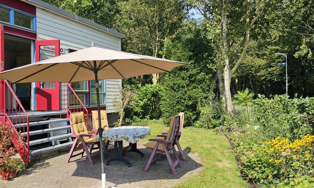 Surroundings of Glissando bungalow in Midsland North, Terschelling with vast heathlands.