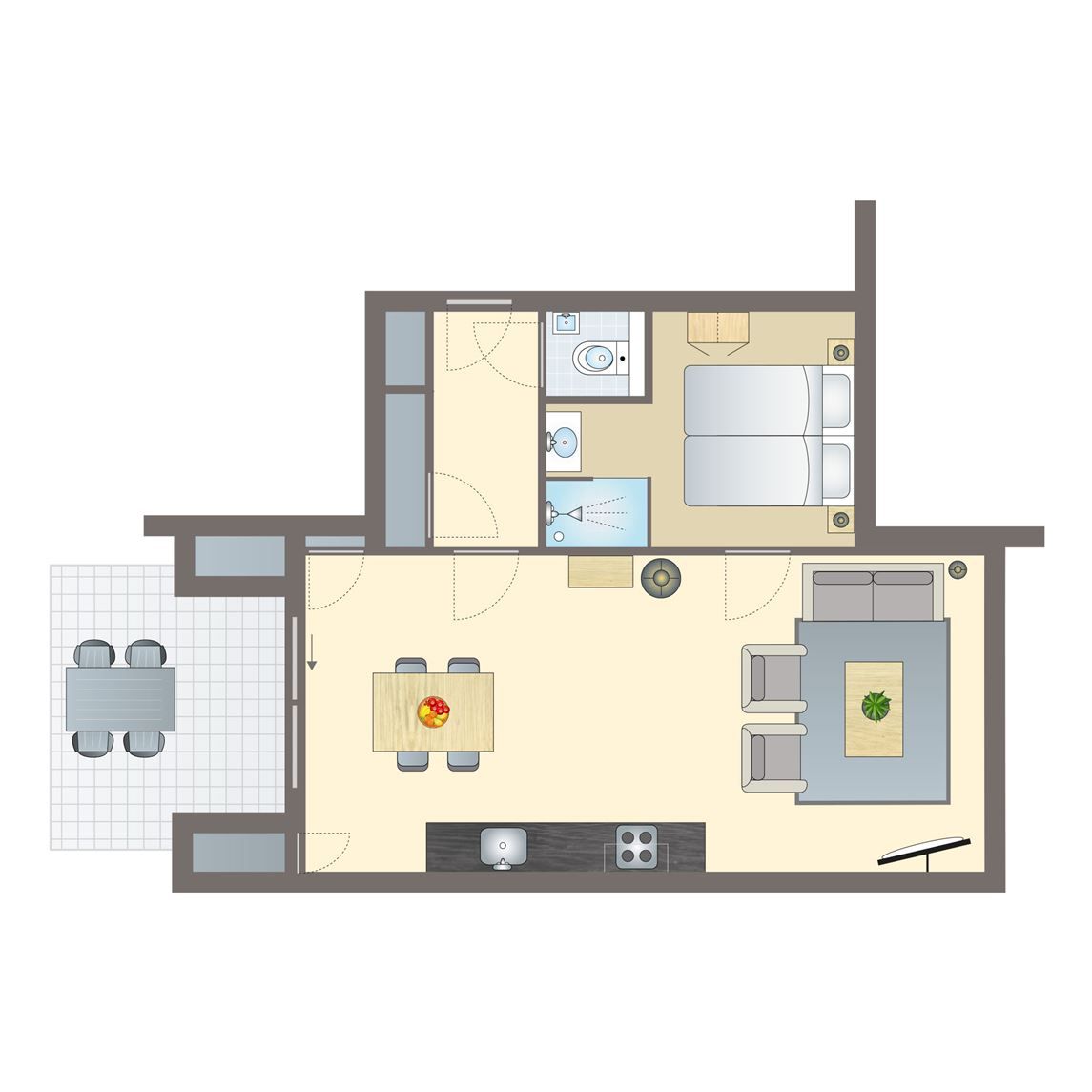 Unterkunft 032234 - Bungalow Terschelling - 2-persoons appartement | 2C