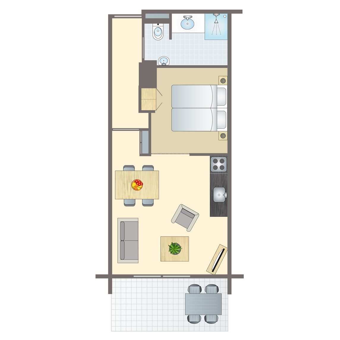 Guest house 050170 - Bungalow Schiermonnikoog - Vitamaris | 2-4-persoons appartement | 2-4B1