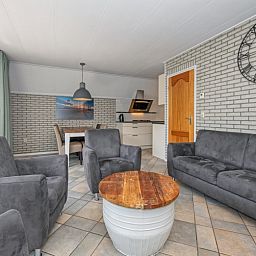 Comfortable sitting area in Holiday home Schelpenoord 121, De Cocksdorp Texel, ideal for relaxation.