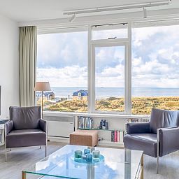 Enjoy the panoramic sea view in Apartment Juliana 160 Zeezicht, a vacation accommodation in De Koog, Texel.