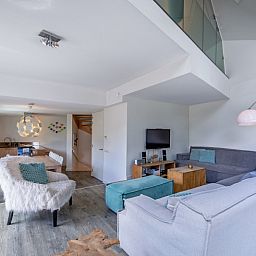 Modern interior of Park Duynzoom - Villa Duynzoom, De Koog, Texel, with comfortable seating area.