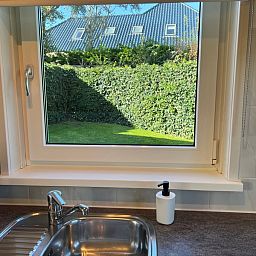 View from the kitchen of The Skylark vacation home, De Koog, Texel